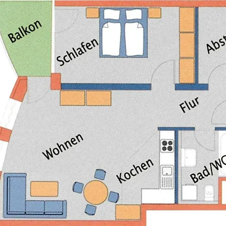 Nb D6-2 - Gemuetliche Ferienwohnung Fuer 4 Personen Mit Panoramablick In Cuxhaven-sahlenburg * Cuxhaven